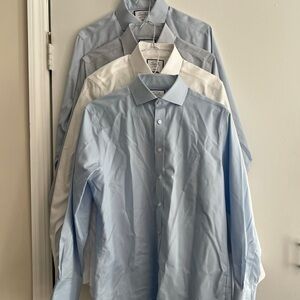 4-CHARLES TYRWHITT DRESS SHIRT - SET OF 4